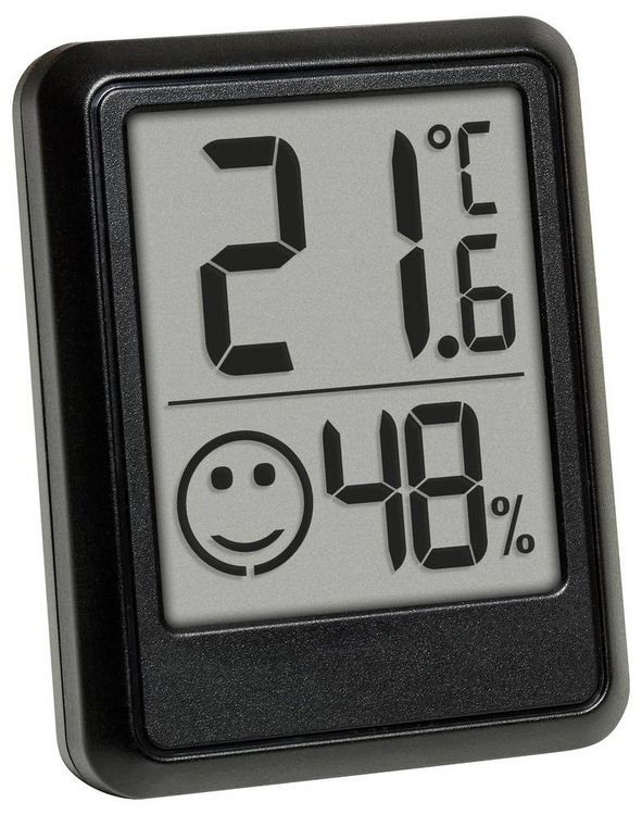 Produktbild: TFA Dostmann Hygrometer Schwarz 30.5060.01