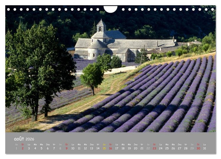 Produktbild: Grands sites de Provence (Calendrier mural 2026 DIN A4 vertical), CALVENDO calendrier mensuel