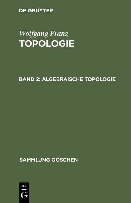 Produktbild: Algebraische Topologie