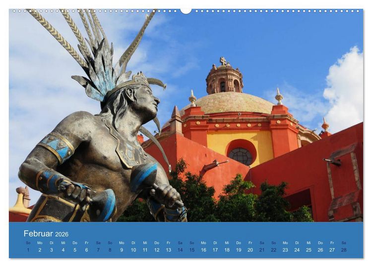 Produktbild: Viva Mexiko - Farben und Freude (hochwertiger Premium Wandkalender 2026 DIN A2 quer), Kunstdruck in Hochglanz