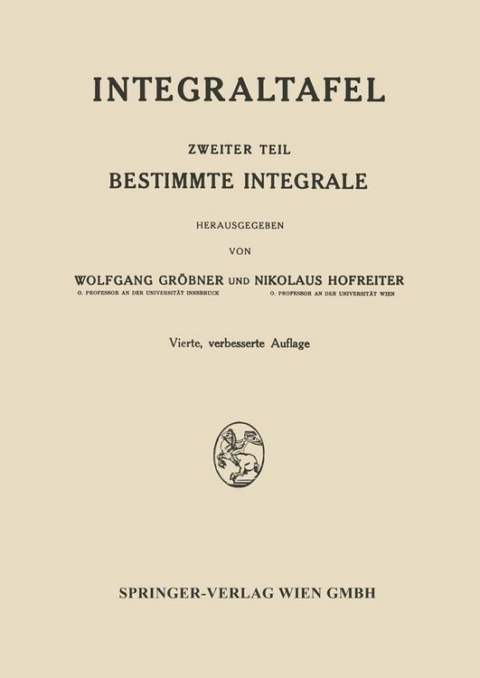 Produktbild: Integraltafel