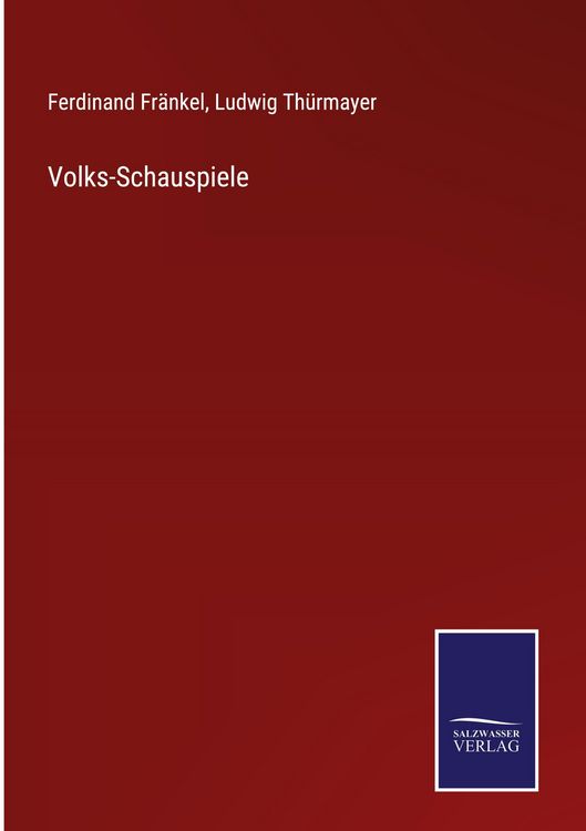Produktbild: Volks-Schauspiele