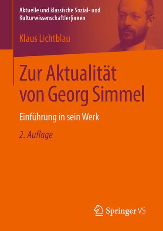 Bild vom Artikel Zur Aktualität von Georg Simmel vom Autor Klaus Lichtblau