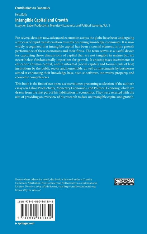 Produktbild: Intangible Capital and Growth