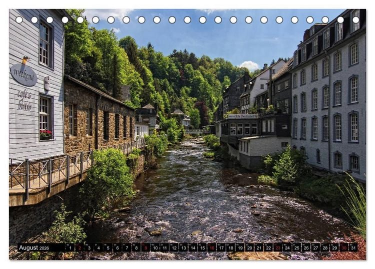 Produktbild: Stadtansichten, Monschau die Altstadt (Tischkalender 2026 DIN A5 quer), CALVENDO Monatskalender
