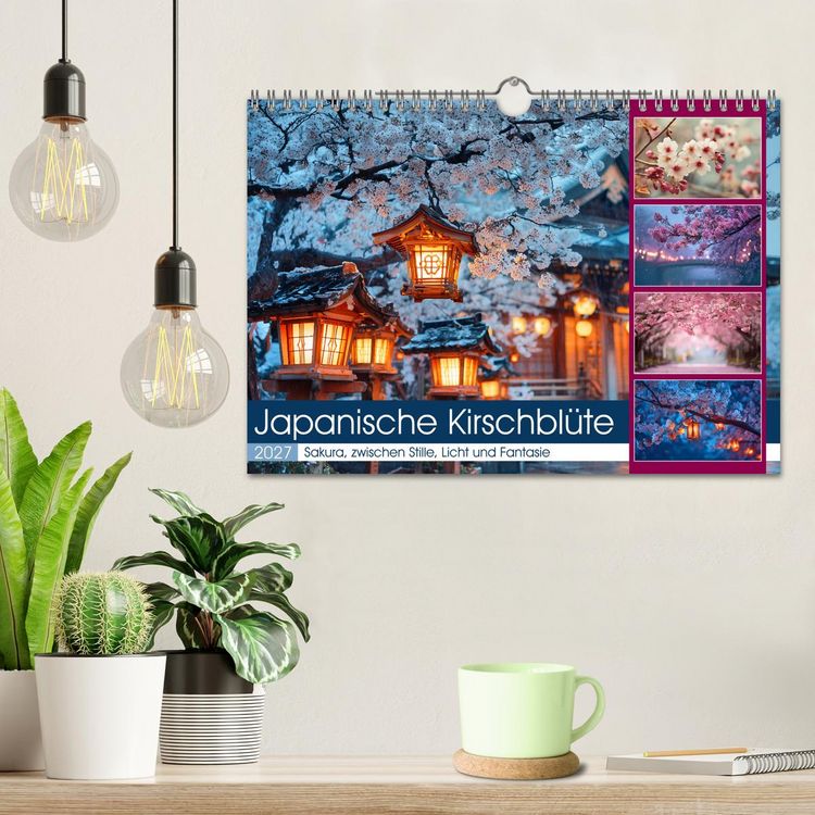 Produktbild: Japanische Kirschbl&uuml;te (Wandkalender 2027 DIN A4 quer), CALVENDO Monatskalender