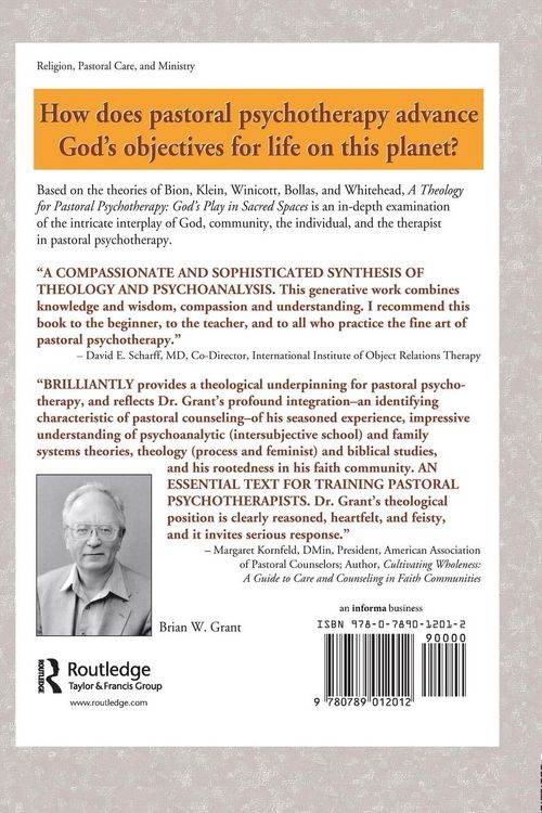 Produktbild: A Theology for Pastoral Psychotherapy