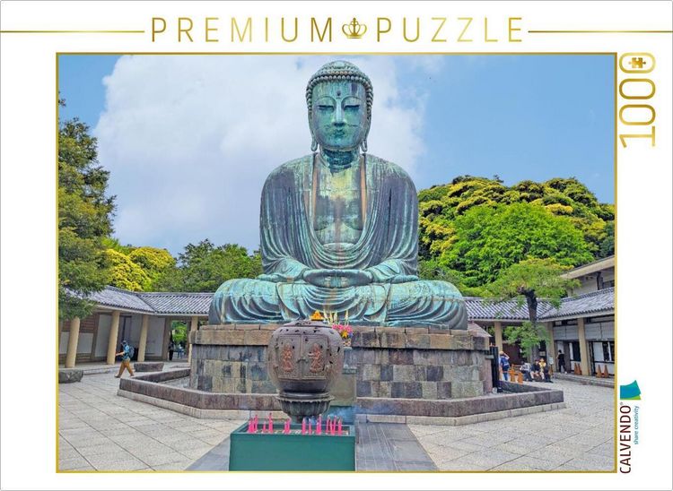 Produktbild: CALVENDO Puzzle Kamakura - Gro&szlig;er Buddha | 1000 Teile Lege-Gr&ouml;&szlig;e 64x48cm Foto-Puzzle f&uuml;r gl&uuml;ckliche Stunden