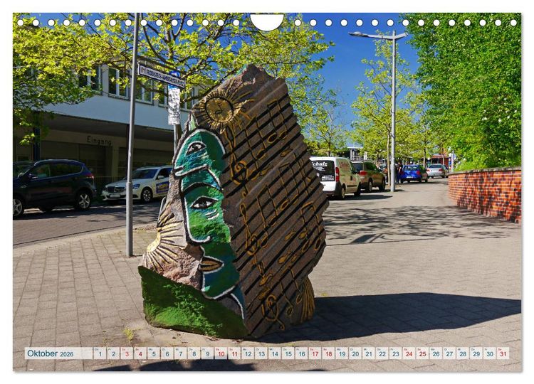 Produktbild: Hansestadt Uelzen. Fachwerk, Kunst und ein ber&uuml;hmter Bahnhof (Wandkalender 2026 DIN A4 quer), CALVENDO Monatskalender