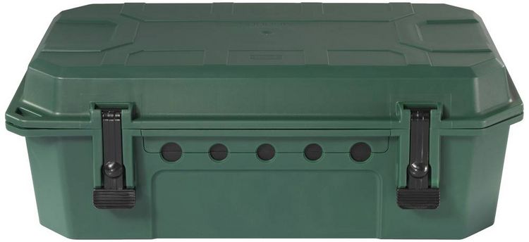 Produktbild: Sygonix SY-5598168 Verteilerbox 4fach Standard-Gr&uuml;n (seidenmatt), Schwarz erh&ouml;hter Ber&uuml;hrungsschutz, mit 4-Fach Steckdosenleiste