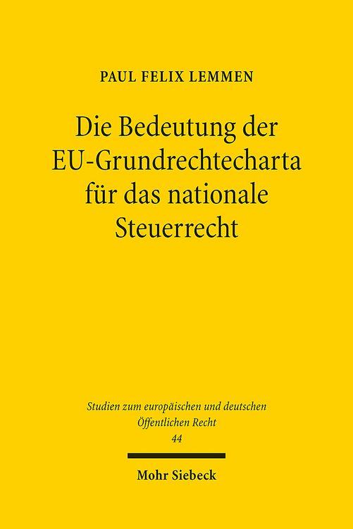 Produktbild: Lemmen, P: Bedeutung der EU-Grundrechtecharta