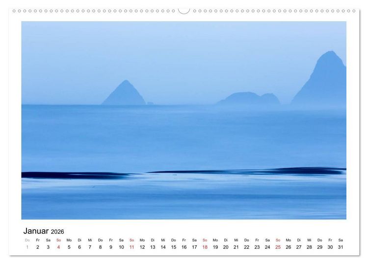 Produktbild: Neuseeland - ein Naturparadies (Wandkalender 2026 DIN A2 quer), CALVENDO Monatskalender