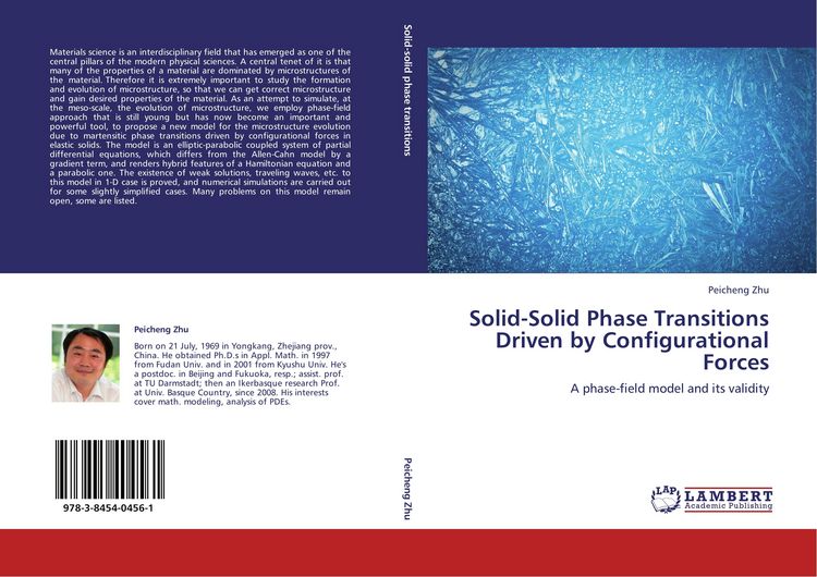 Produktbild: Solid-Solid Phase Transitions Driven by Configurational Forces
