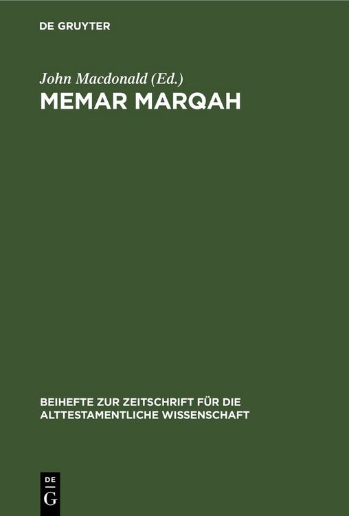 Produktbild: Memar Marqah