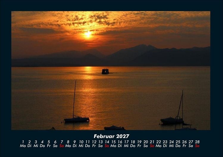 Produktbild: Boote 2027 Fotokalender DIN A4