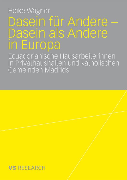 Produktbild: Dasein f&uuml;r Andere - Dasein als Andere in Europa