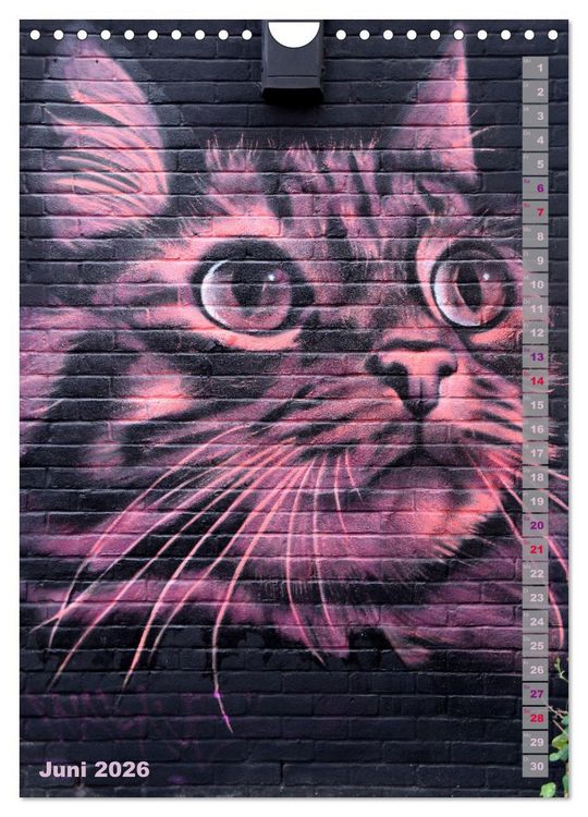 Produktbild: London - Hotspot der Street Art (Wandkalender 2026 DIN A4 hoch), CALVENDO Monatskalender