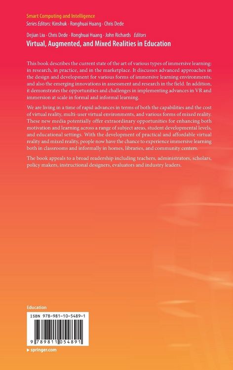 Produktbild: Virtual, Augmented, and Mixed Realities in Education