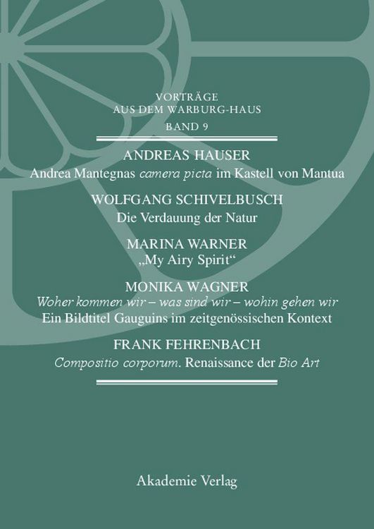 Produktbild: Vortr&auml;ge aus dem Warburg-Haus. Band 9