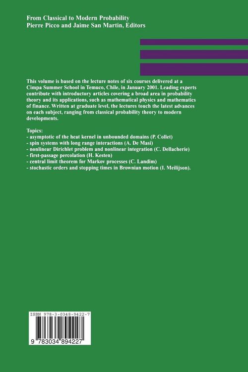 Produktbild: From Classical to Modern Probability
