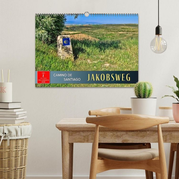 Produktbild: Camino de Santiago - Jakobsweg (Wandkalender 2026 DIN A3 quer), CALVENDO Monatskalender