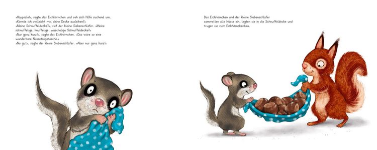 Produktbild: Der kleine Siebenschl&auml;fer 3: Die Geschichte vom kleinen Siebenschl&auml;fer, der seine Schnuffeldecke nicht hergeben wollte