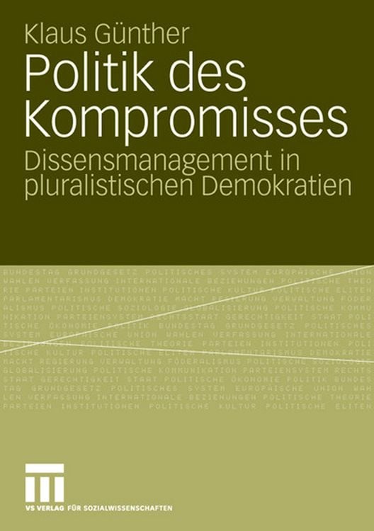 Produktbild: Politik des Kompromisses