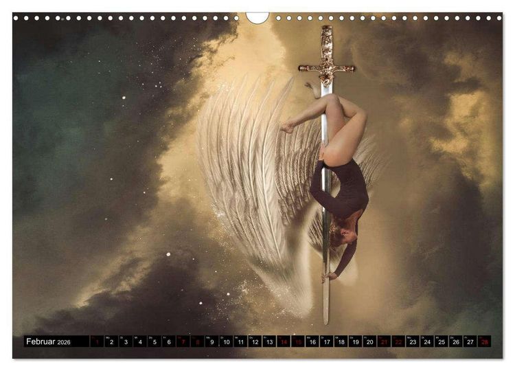 Produktbild: Pole Dance Engel (Wandkalender 2026 DIN A3 quer), CALVENDO Monatskalender