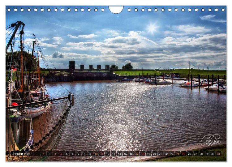 Produktbild: Friesland - Nordseebad Dangast / CH-Version (Wandkalender 2026 DIN A4 quer), CALVENDO Monatskalender