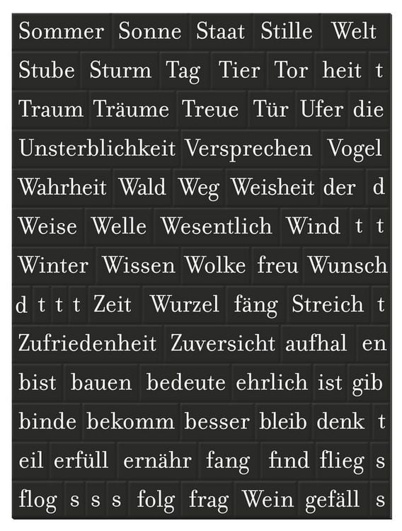 Produktbild: moses. libri_x Magnetische Poesie