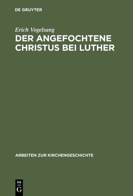 Produktbild: Der angefochtene Christus bei Luther