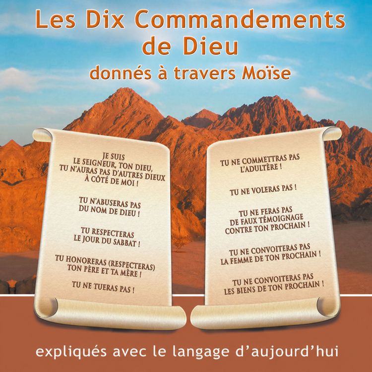 Produktbild: Les Dix Commandements de DIEU donn&eacute;s &agrave; travers Mo&iuml;se