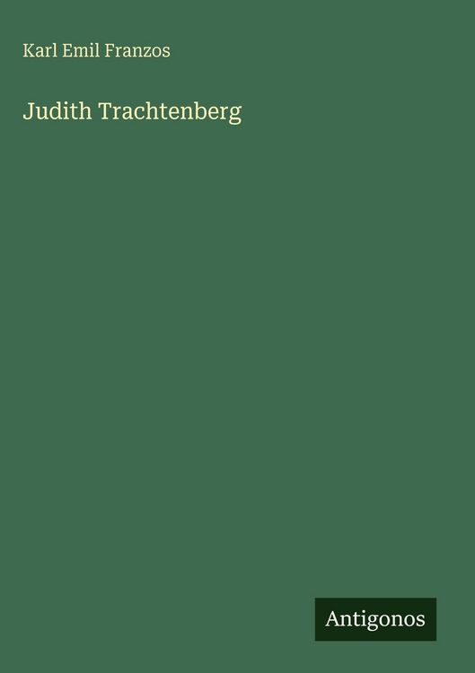 Produktbild: Judith Trachtenberg