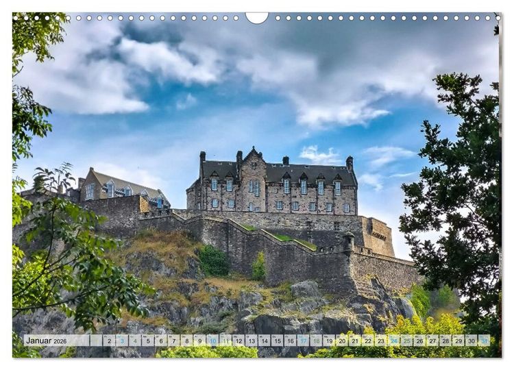 Produktbild: Mein Schottland - Architektur (Wandkalender 2026 DIN A3 quer), CALVENDO Monatskalender