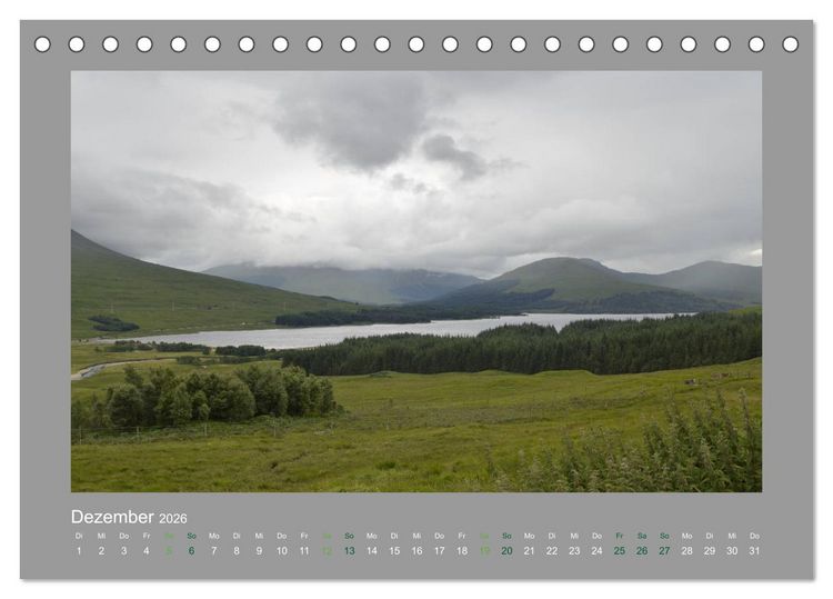 Produktbild: Argyll (Tischkalender 2026 DIN A5 quer), CALVENDO Monatskalender