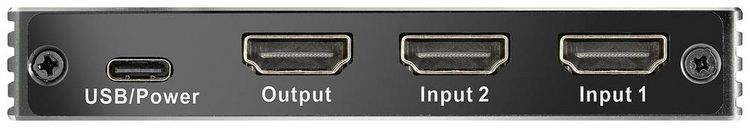 Produktbild: SpeaKa Professional SP-HSW-300 2 Port HDMI-Switch UHD 8K @ 60 Hz, UHD 4K @ 120Hz