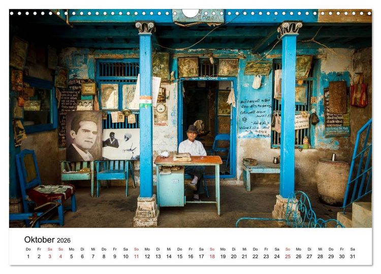 Produktbild: Indien: Menschen &bull; Farben &bull; Religionen (Wandkalender 2026 DIN A3 quer), CALVENDO Monatskalender