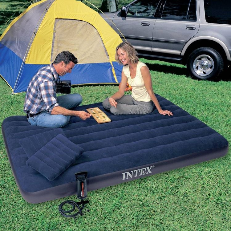 Produktbild: Intex 64765 Dura-Beam Luftbett (L x B x H) 203 x 152 x 25cm Blau