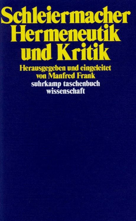 Produktbild: Hermeneutik und Kritik