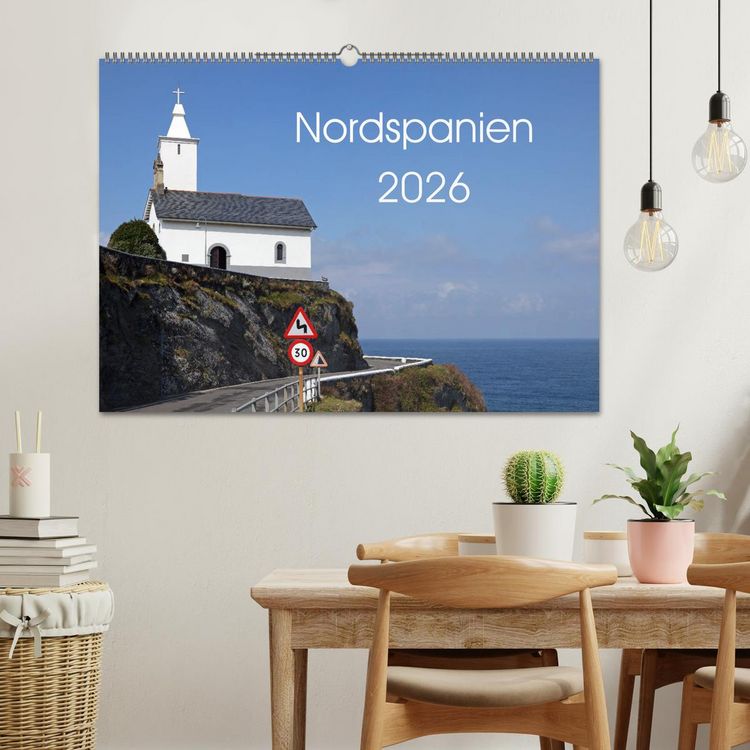 Produktbild: Nordspanien (Wandkalender 2026 DIN A2 quer), CALVENDO Monatskalender