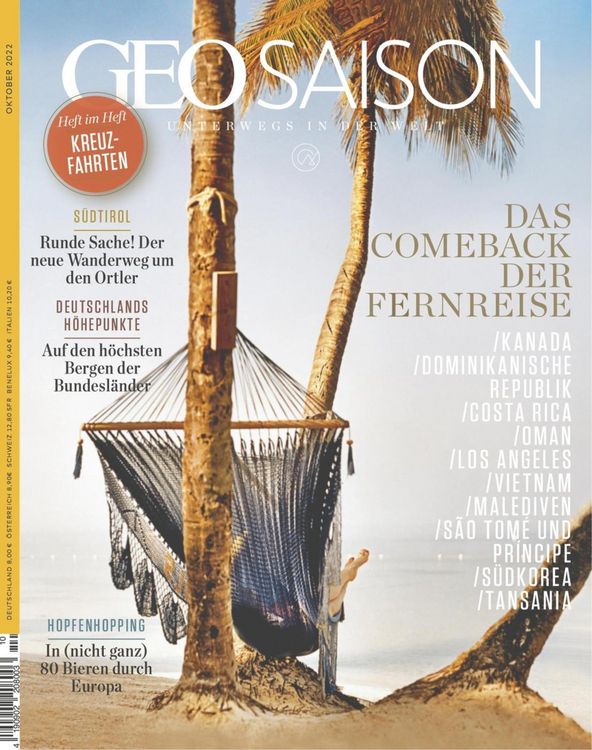Produktbild: GEO SAISON 10/2022 - Das Comeback der Fernreise