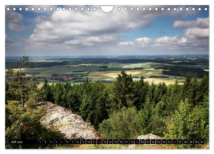 Produktbild: Impressionen aus Franken (Wandkalender 2026 DIN A4 quer), CALVENDO Monatskalender