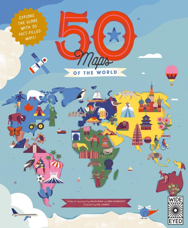 Produktbild: 50 Maps of the World