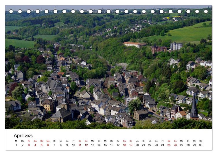 Produktbild: Velbert - Stadt der Schl&ouml;sser und Beschl&auml;ge (Tischkalender 2026 DIN A5 quer), CALVENDO Monatskalender