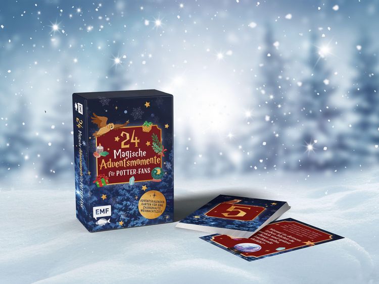 Produktbild: Adventskalender-Kartenset: 24 magische Momente f&uuml;r Harry Potter-Fans