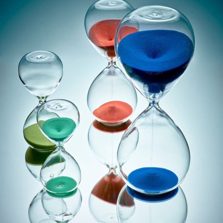 Produktbild: Sanduhr 'Time Out' 10 Minuten, blau