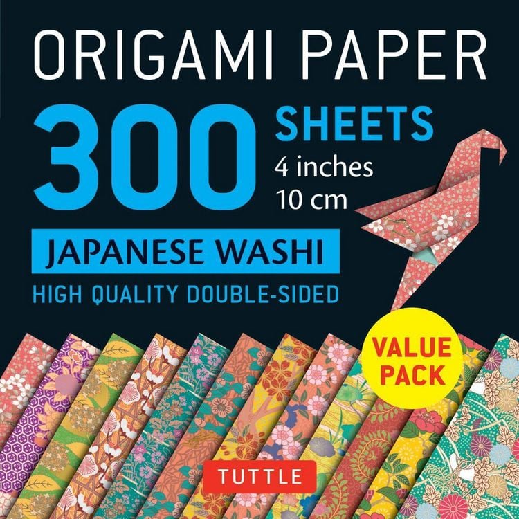Produktbild: Origami Paper 300 Sheets Japanese Washi Patterns 4 (10 CM)