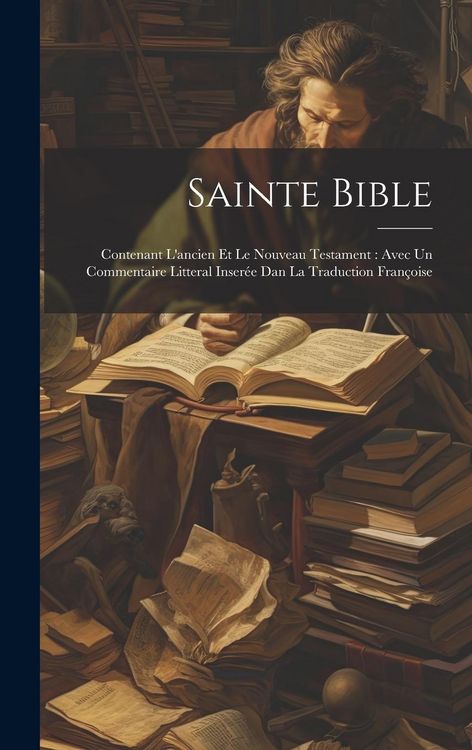 Produktbild: Sainte Bible: Contenant L'ancien Et Le Nouveau Testament: Avec Un Commentaire Litteral Inser&eacute;e Dan La Traduction Fran&ccedil;oise