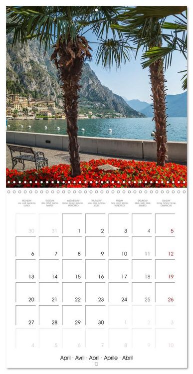 Produktbild: Lovely impressions from LAKE GARDA (Wall Calendar 2026 12 &times; 12 Inch) CALVENDO 12 Month Wall Calendar