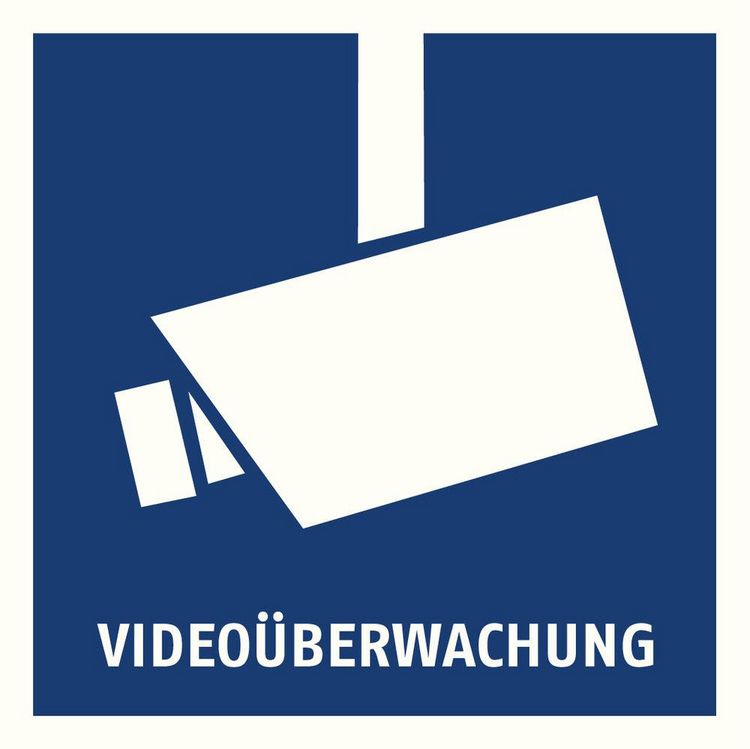 Produktbild: ABUS AU1500 Warnaufkleber (B x H) 90 mm x 90 mm